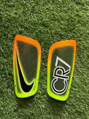 Nike CR7 Mercurial Lite Shin Guards - Lasrer Orange/Volt