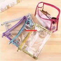 在飛比找蝦皮購物優惠-Clear PVC Cosmetic Bag Waterpr