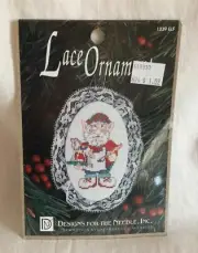 NEW Designs For The Needle - Lace Christmas Ornament Kit - 1239 Elf