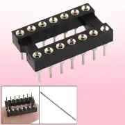 34 x 14 Round Pin 2.54mm Solder Type Adaptors DIP IC Sockets