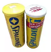 SEALED CANS Spalding Championship Tennis Balls - 1 Extra Duty & 1 NOT Extra Duty