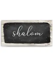 Ready2HangArt Shalom I Canvas Wall Art by Olivia Rose