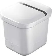Hith Foot Spa Bath Massager with Temperature Control, Motorized Rollers, Shower, Timer and LED Display for Foot Stress Relief
