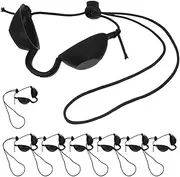 OSALADI Versatile Blackout Goggles 8 Pieces Eye Protection Glasses for Women Tanning Goggles Mask
