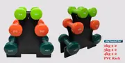Dumbell Weight Set - Vinyl PVC Coated Cast Iron Dumbell Weight - Choose Your Own