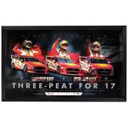 Three-Peat - For 17 Scott McLaughlin 2018,19,20 Supercar Champion Print Framed