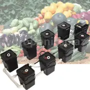 9Pots Hydroponics 20L 5Gallon RDWC Vegetables Plant Gardens Growing System Tool