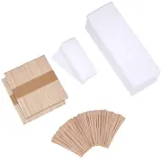 Yaomiao Wax Strips Kit, 250 Pieces Includes Waxing Strips and Smooth Wax Applica