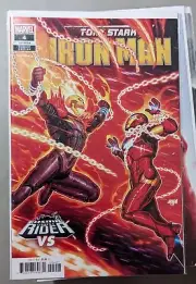 Tony Stark Iron Man Number 4 Variant Ghost Rider