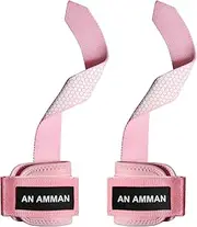 Lifting Straps for Women, Weightlifting Straps for Men, Wrist Straps for Weightlifting, Workout Deadlift Straps, Gym Hand Straps, Power Lifting Wrist Straps AM004
