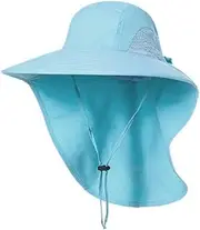 [Birfcek] Sun Hats for Men Women Fishing Hat UPF 50+ Outdoor Fishing Hat Wide Brim Sun Protection Hat Quick Dry UV Protection Hat