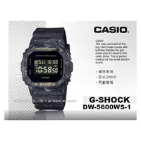 在飛比找PChome商店街優惠-CASIO 卡西歐 手錶專賣店 國隆 DW-5600WS-1