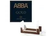 Abba Gold - Double Vinyl Album & Crosley Record Storage Display Stand
