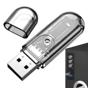Portable USB Car Bluetooth 5.3 Receiver Multifunctional Audio Receiver Adapter