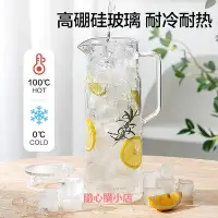 在飛比找Yahoo!奇摩拍賣優惠-精品樂扣樂扣冷水壺玻璃耐高溫涼白開水壺冰箱水壺大容量家用涼水