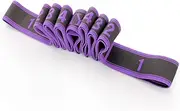 Stretch Strap with 9 Loops, High Elastic Leg Stretching Strap, Yoga Stretch Strap, Resistance Bands for Stretching, Stretch Straps for Physical Therapy, Pilates, Dance, Fitness