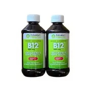 Reliable 1 Vitamin B12 1000 mcg Liquid Cherry Flavor, 8oz Each (Pack of 2)
