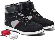 KRONOX Motorcycle Sneakers for Men - Protected Riding Shoes Gear for Street Bike