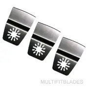 3 x Flush Cut Oscillating Tool Knife Scrapers-fits older Fein Multimaster models