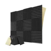 12PCS Self-Adhesive Acoustic Panels,1X12X12Inch Sound Proof Foam Panels,For8955