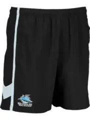 NRL Training Shorts Adult Small to 3XL - Cronulla Sharks (Brand New)
