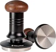 [MiiCoffee] Espresso Coffee Tamper 58.5mm, Level Coffee Tamper for 58mm Portafilter, Adjustable Depth Stainless Steel Ripple Base