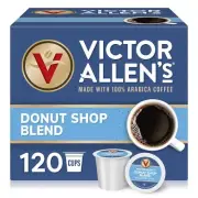 Victor Allen's Coffee Donut Shop Blend Medium Roast 120 Count Single Serve Co...