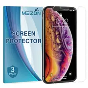 [3 Pack] Apple iPhone XS Max (6.5") Anti-Glare Matte Screen Protector Film by MEZON – Case Friendly, Shock Absorption (iPhone XS Max, Matte) – FREE EXPRESS