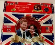 Royal Wedding 11” X 8” Flag Bunting Harry Meghan Markle Souvenir Decoration