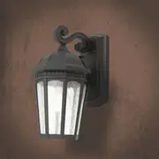 Cambridge Outdoor Wall Light in Black or Bronze Cougar Lighting