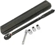 Torque Wrench 3/8 Drive, Heavy Duty High-Precision Torque Wrench Tool, Metal Maintenance Repair Tool for Mechanic Beginners Enthusiasts Professionals