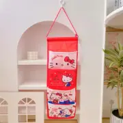 Creative Kawaii Girl Wall Hanging Storage Bag Cartoon Multi-compartment Bag D