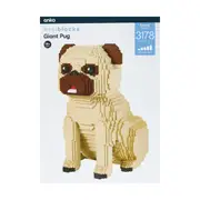 3178 Piece Mini Blocks Animal Series: Giant Pug