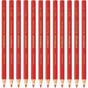 NEW Staedtler 126 12-2 Noris Club Maxi Learner Coloured Pencils Red Pack 12