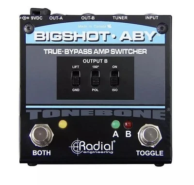 Radial Engineering Bigshot ABY True Bypass ABY Switcher *Free Shipping in the...