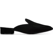 Cole Haan Womens Piper Suede Slip On Pointed Toe Mules Shoes BHFO 4932