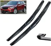 Wiper Hybrid Front Wiper Blades Compatible with Mazda CX-5 CX5 KE 2012-2017 Windshield Windscreen Window Rain Brushes 24"+18"