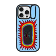 iPhone 16 Pro Impact Ring Stand Case MagSafe Compatible WHEN SUNSHINE IS FEELING PRIDE BY CHOW CIAO CHOW