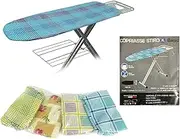 Ironing Board Cover 160 x 60 cm XXL Ironing Board Cover Universal Ironing Board Cover Large Maxi Ironing Board Cover Basic Suitable for Steam Irons Made in Italy Random