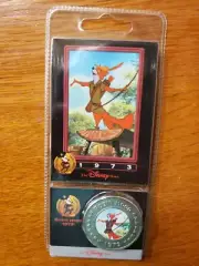 Disney Decades Coin and Card #38 "1973 Robin Hood" NIB
