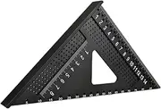 Metal Square | Precision Triangle Ruler,High Precision Triangle Square Ruler with Double Scale for Woodworking, Layout, Carpentry, Construction, Welding