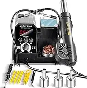 Aoyue 2986 Hot Air Rework Station Kit 500W with 2 Helping Hands, 3 Nozzles, Gun Holder, Solder Spool Holder, Metal Component Tray, Tweezers, Vacuum Pick-up Tool