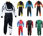 KIDS JUNIORS KARTING GO KART RACE RALLY OVERALL SUITS ONE PIECE INDOOR/OUTDOOR