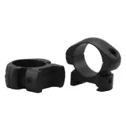 BALLISTICS HARDWARE RINGS - 1" HIGH STEEL WEAVER (2 SCREW)