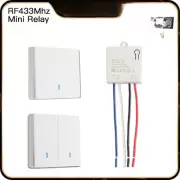 Wireless Smart Switch Light RF 433Mhz Wall Panel Switches Remote Control