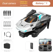 A88 Optical Flow Drone Dual Camera Aerial Photography Quadcopter Remote-Controlled Aircraft (White, Single Electric Version)