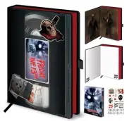 Friday the 13th Retro VHS Design Notebook Journal Hardcover