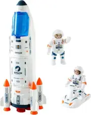 Space Shuttle Rocket Toys - Rocket Ship Toys Lights Up with Light and Blast O...