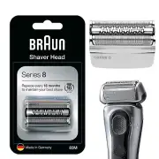 Braun 83M Electric Shaver Replacement Head Foil Box Blades for Series 8,Sliver