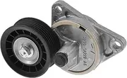 X AUTOHAUX Engine Belt Tensioner Pulley Assembly, Accessory Drive Belt Tensioner, for Ford Focus 2000-2004 for Mercury Cougar 2.0L 1999-2002, Metal, No.YS4Z6A228AA, Silver Tone